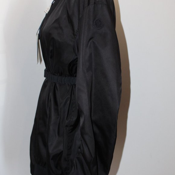 NWT Moncler Ruched Aldebaran Giubbotto Jacket Raincoat Bomber Coat TG 1 US S M - Picture 6 of 14